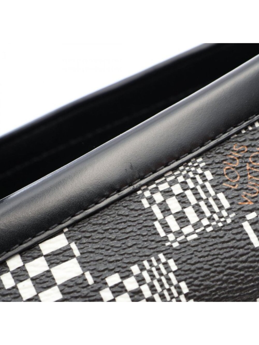 Louis Vuitton Loafers Damier Distoted Canvas Leather - Picture 8 of 9